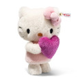 EAN 356315 Steiff mohair Hello Kitty with heart, white