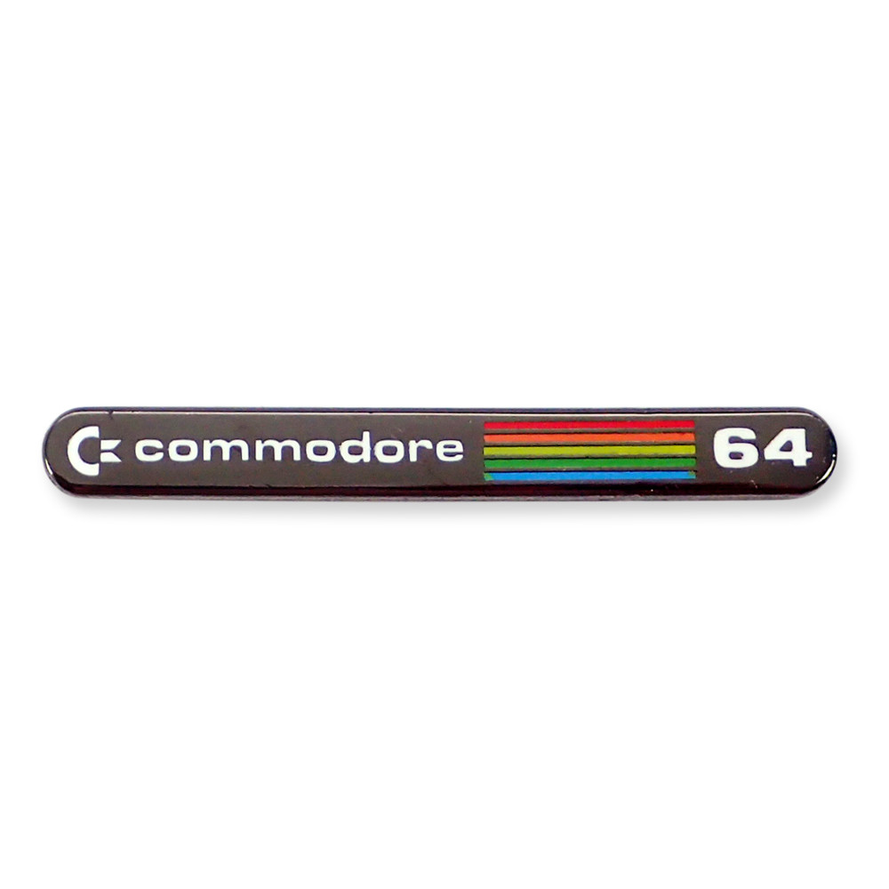 Commodore 64 Console Logo Lapel Pin