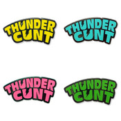 Thunder Cunt Arched pin set, 4 colors