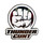 Thunder Cunt Fist pin - White