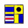 Nautical Flag pin - DICK