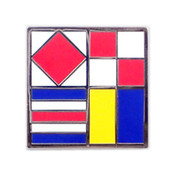 Nautical Flag pin - FUCK
