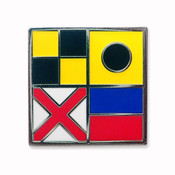 Nautical Flag pin - LIVE