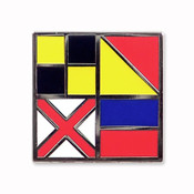 Nautical Flag pin - LOVE