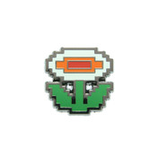 Mario - Fire Flower Lapel Pin Black Nickel Hard Enamel