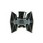 Dapper TIE Fighter Lapel Pin Hard Enamel Silver