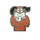 Duck Hunt - Laughing Dog Lapel Pin Hard Enamel Black Nickel