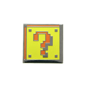 Mario - Question Box Lapel Pin Black Nickel Hard Enamel