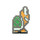 Mario - Koopa Troopa Lapel Pin Hard Enamel Black Nickel