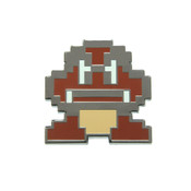 Mario - Goomba Lapel Pin Hard Enamel Black Nickel