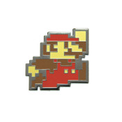 Mario - Jumping Lapel Pin Hard Enamel Black Nickel
