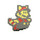Mario - Flying Raccoon Lapel Pin Hard Enamel Black Nickel
