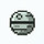 8-Bit Death Star Lapel Pin Hard Enamel Black Nickel