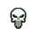 8-Bit Punisher Lapel Pin Black Nickel Hard Enamel