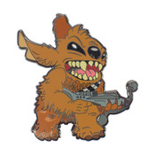Stitch as Chewbecca Lapel Pin Hard Enamel Black Nickel