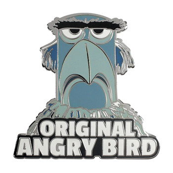 Sam the Eagle - Original Angry Bird Lapel Pin Hard Enamel Silver
