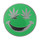 Smiley Face - Weed Eyes Lapel Pin Hard Enamel Black Nickel