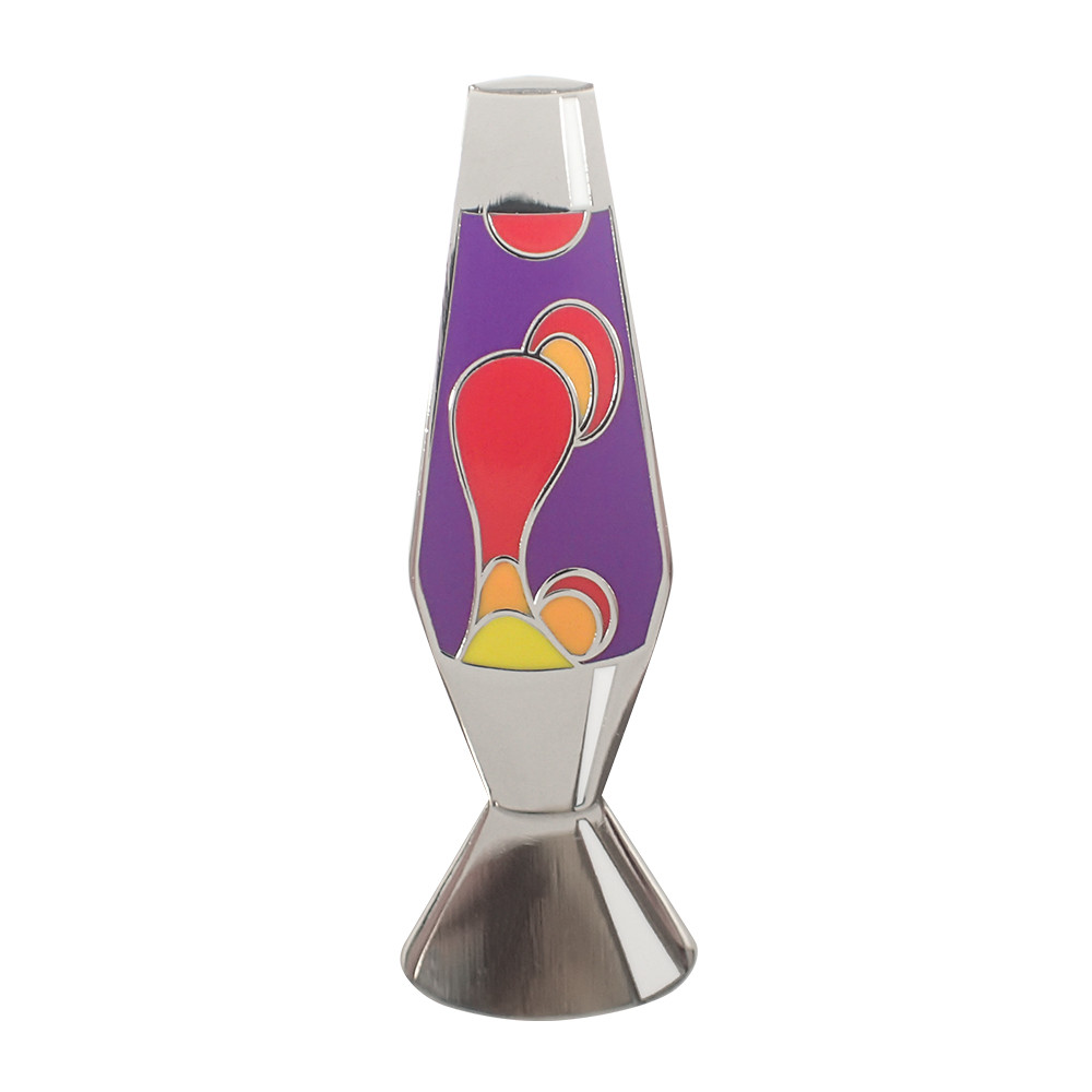 Lava Lamp Purple Red Lapel Pin
