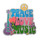 Peace Love Music Lapel Pin Hard Enamel Black Nickel