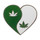 Peace Love Pot Lapel Pin Hard Enamel Black Nickel