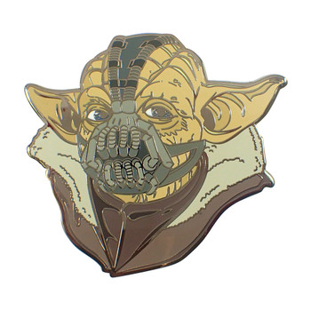 Bane Yoda Lapel Pin Hard Enamel Black Nickel
