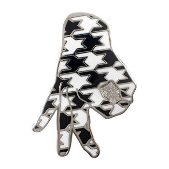Got Em Lapel Pin Hard Enamel Silver