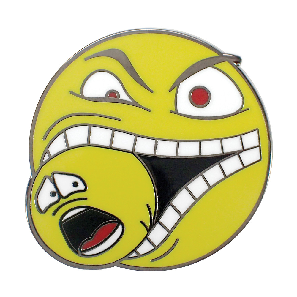 Cannibal Emoji Lapel Pin