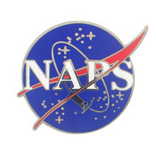 NAPS Lapel Pin Hard Enamel Silver