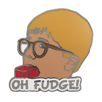 Oh Fudge Lapel Pin Hard Enamel Black Nickel