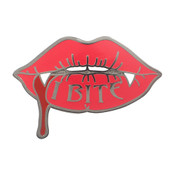Vampire Lips - I Bite Lapel Pin