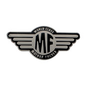 World Class Mother Fucker Lapel Pin Hard Enamel Silver