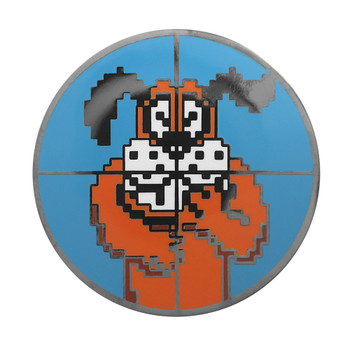 Duck Hunt - Targeted Dog Lapel Pin Hard Enamel Black Nickel