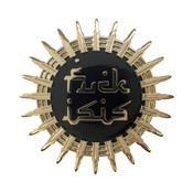 FUCK ISIS Lapel Pin Hard Enamel Gold