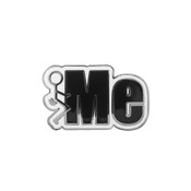 Fuck Me Lapel Pin Hard Enamel Silver
