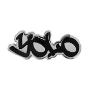 Hipster Lingo - YOLO Lapel Pin Hard Enamel Silver