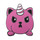 Kittencorn Lapel Pin Hard Enamel Silver Pink