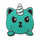 Kittencorn Lapel Pin Hard Enamel Silver Green