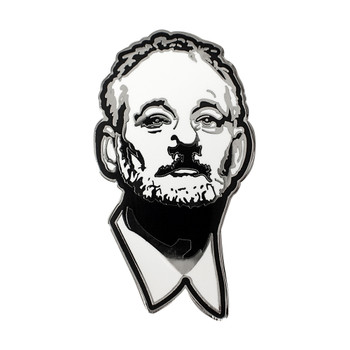 Bill Fucking Murray Lapel Pin Lapel Pin Hard Enamel Silver