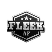 Fleek AF Lapel Pin Hard Enamel Silver