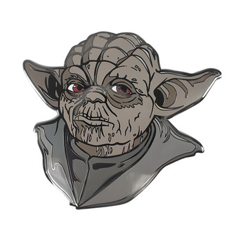 Lord Yoda Lapel Pin Hard Enamel Black Nickel