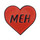 Meh Lapel Pin Soft Enamel Black Dyed Metal