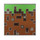 Minecraft - Grass Block Lapel Pin Hard Enamel Black Nickel