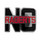 No Ragerts Lapel Pin Hard Enamel Silver