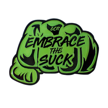 OCR - Embrace Lapel Pin Soft Enamel Black Dyed Metal