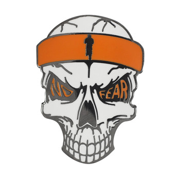 OCR - Mudder Skull Lapel Pin Hard Enamel Black Nickel