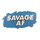 OCR - Savage Race - AF Lapel Pin Hard Enamel Silver