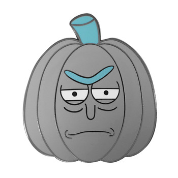 Pumpkin - Rick Lapel Pin Hard Enamel Black Nickel