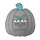 Pumpkin - Rick Lapel Pin Hard Enamel Black Nickel