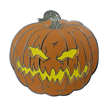 The Great Pumpkin Lapel Pin Hard Enamel Black Nickel