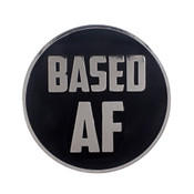 AF - Based Lapel Pin Hard Enamel Silver